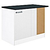 Optifit Salo214 Eck-Unterschrank (60 x 110 x 84,8 cm, Weiß) | BAUHAUS