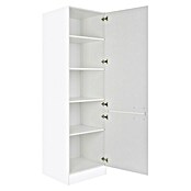 Optifit Salo214 Hochschrank 2 Fächer (57,1 x 60 x 206,8 cm, Weiß) | BAUHAUS