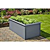 Gardol Hochbeet doppelwandig (200 x 100 x 76 cm, Stahl, Anthrazit) | BAUHAUS
