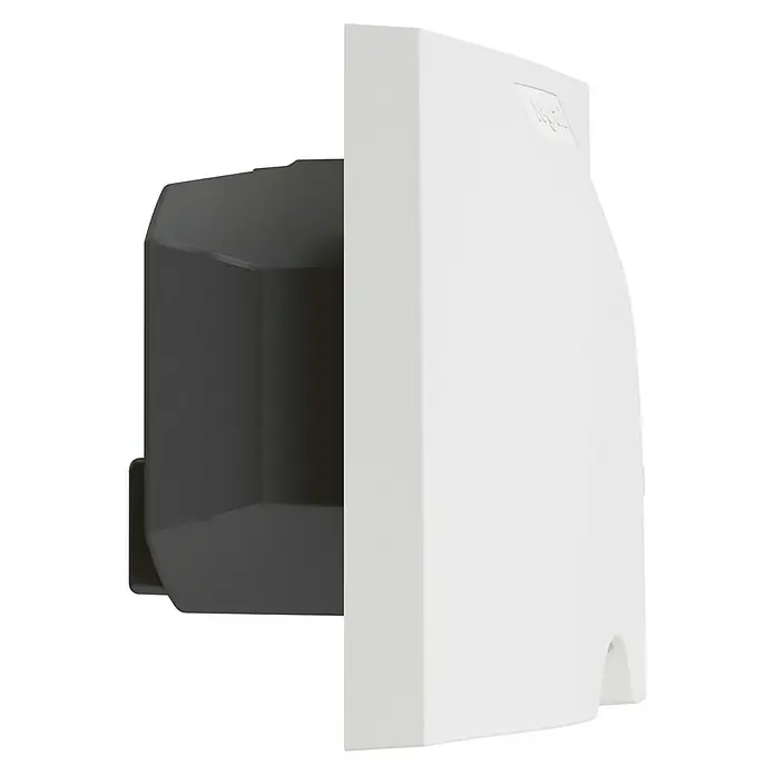 Legrand Valena Next with Netatmo Pasacables - Blanco - Unidad de montaje empotrado: Cubierta blanca con componente interno más oscuro, ideal para instalaciones discretas y diseños modernos.