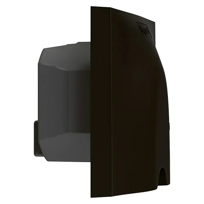 Legrand Valena Next with Netatmo Pasacables - Negro - Imagen de un producto Legrand marrón que contiene un accesorio gris. Es un diseño elegante y moderno para interiores.