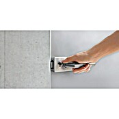 Diamond Doors Herraje para puerta de vidrio (Efecto de acero inoxidable, Taladro de cinta / cintas: Office, 3 piezas, Cierre del inodoro)