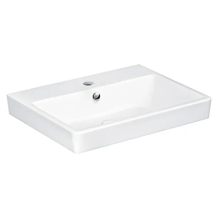 Royal plaza keramische click plug voor wastafel-fontein mat wit - 18568