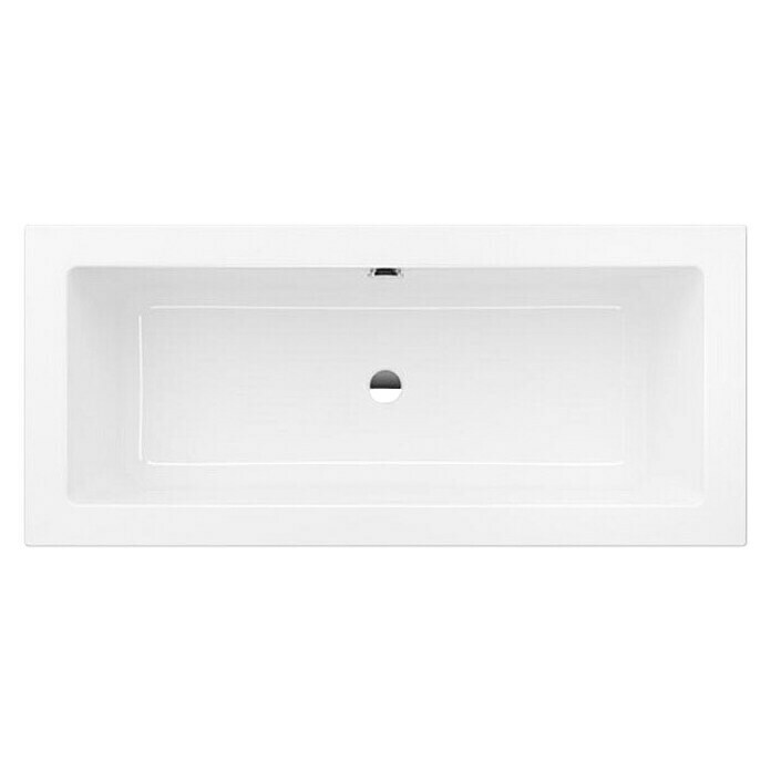 Villeroy & Boch Legato Badewanne (180 x 80 cm, Quaryl, Weiß)
