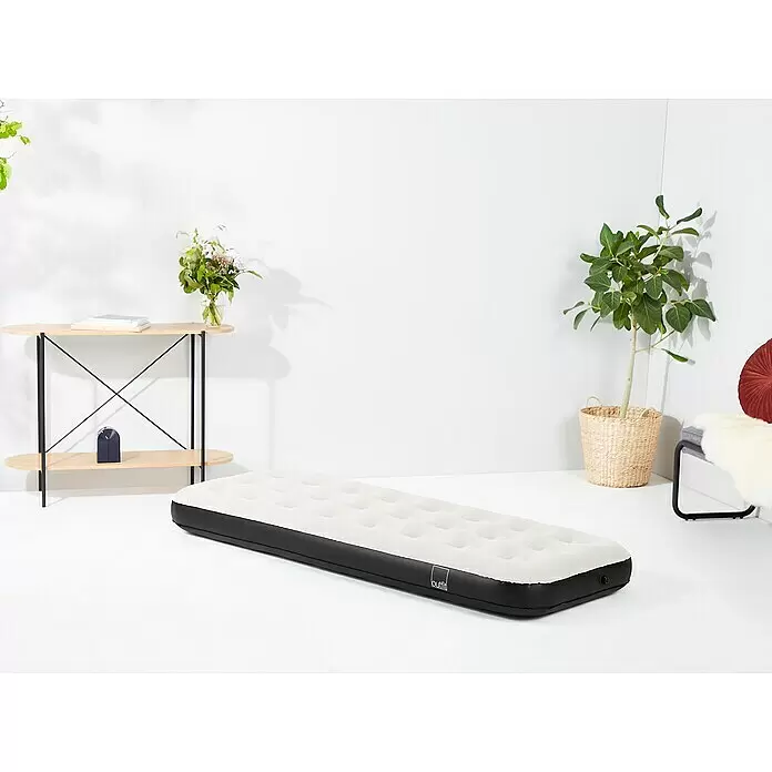 Luftbett Single - L x B x H: 191 x 73 x 22 cm, Schwarz/Grau - Stimmungsaufnahme