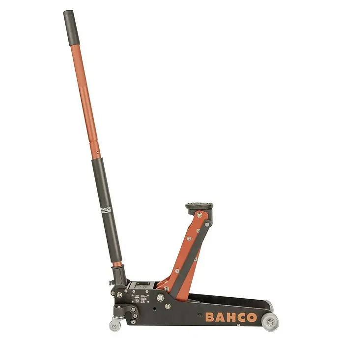 Bahco Hydraulischer Rangierwagenheber - Hubhöhe: 85 mm - 415 mm - Ein Bahco-Rangierwagenheber, ideal für Werkstätten, mit robustem Design und hoher Tragfähigkeit.