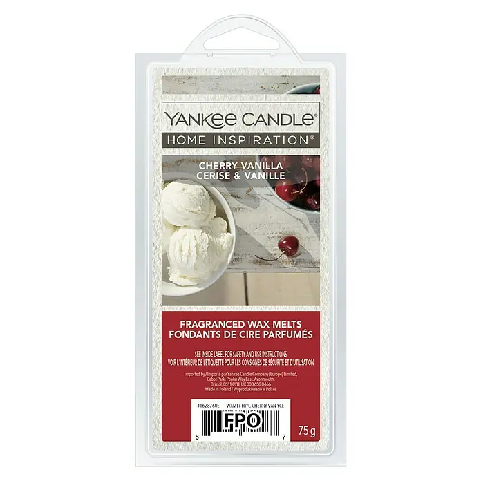 Yankee Candle Home Inspirations Duftwachs - Cherry Vanilla, 75 g - Yankee Candle Home Inspiration Duftwachs Cherry Vanilla mit dem Duft von Kirsche und Vanille für ein angenehmes Ambiente.