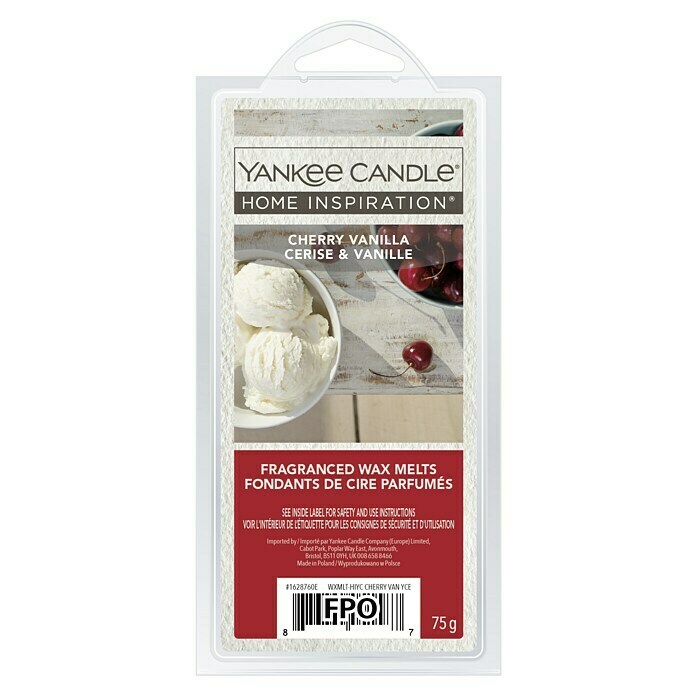 Yankee Candle Home Inspirations DuftwachsCherry Vanilla, 75 g Front View