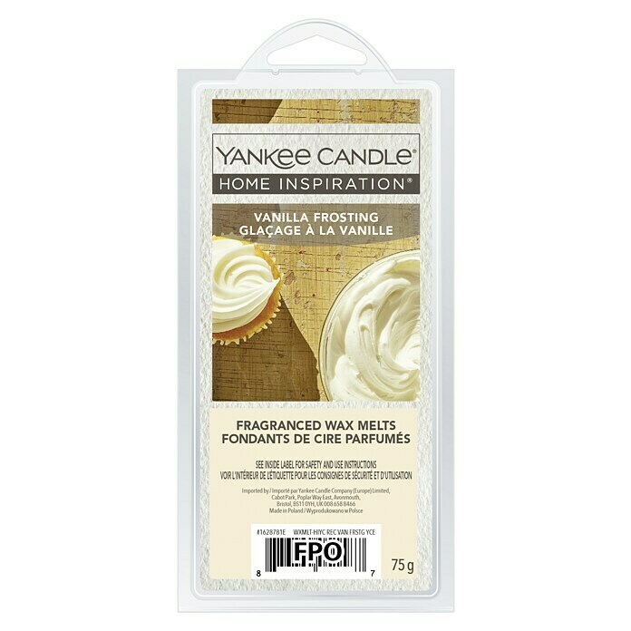 Yankee Candle Home Inspirations DuftwachsVanilla Frosting, 75 g Front View