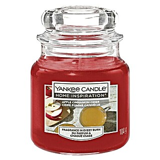 Yankee Candle Home Inspirations Duftkerze (Im Glas, Apple Cinnamon Cider, Small)