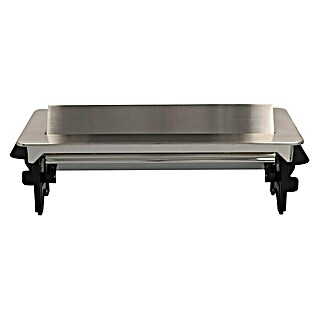 UniTEC Tischsteckdose (Versenkbar, Silber, 40 x 13 x 12,3 cm)
