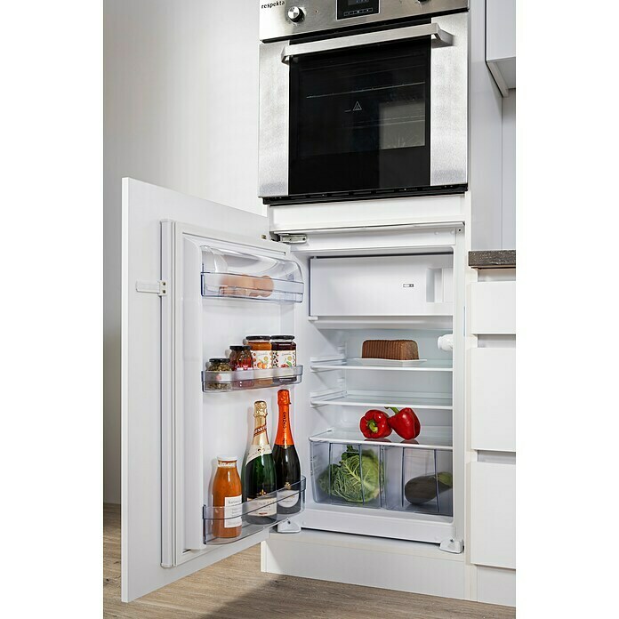 Respekta Premium Küchenzeile GLRP280HWS (Breite: 280 cm, Mit Elektrogeräten, Schwarz Hochglanz)