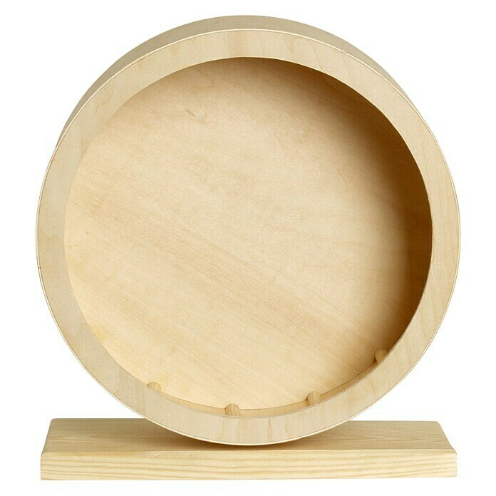 Karlie Nagerspielzeug Bogie Wheel31,5 x 29 x 12 cm, Holz Front View