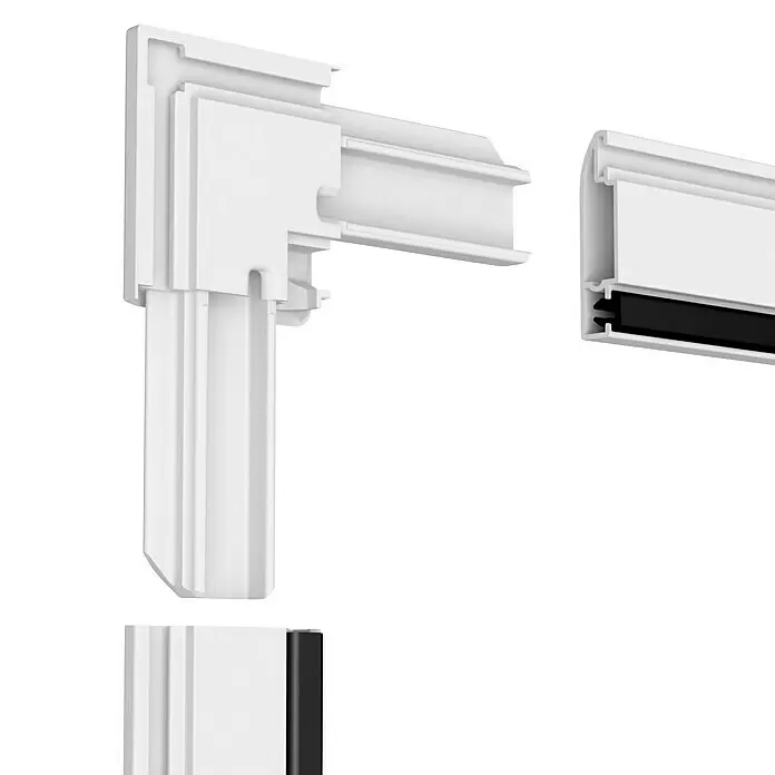 Easy Life easyLINE 2 Insektenschutzfenster XL - B x H: 150 x 210 cm, Weiß, Montage Insektengitter: Klemmen - Detailaufnahme