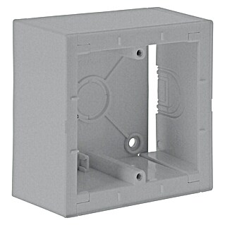BJC Viva Caja de superficie plata (43 x 86 x 86 mm, Ubicar)