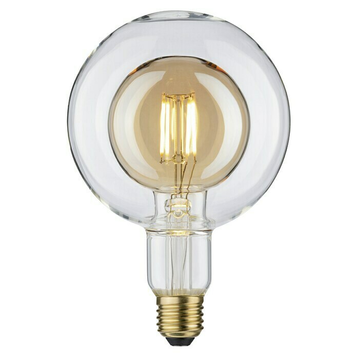 Paulmann LED-Lampe Vintage Globe-Form E27 (E27, Dimmbar, Warmweiß, 400 lm, 4 W, Farbe: Gold, G125) | BAUHAUS