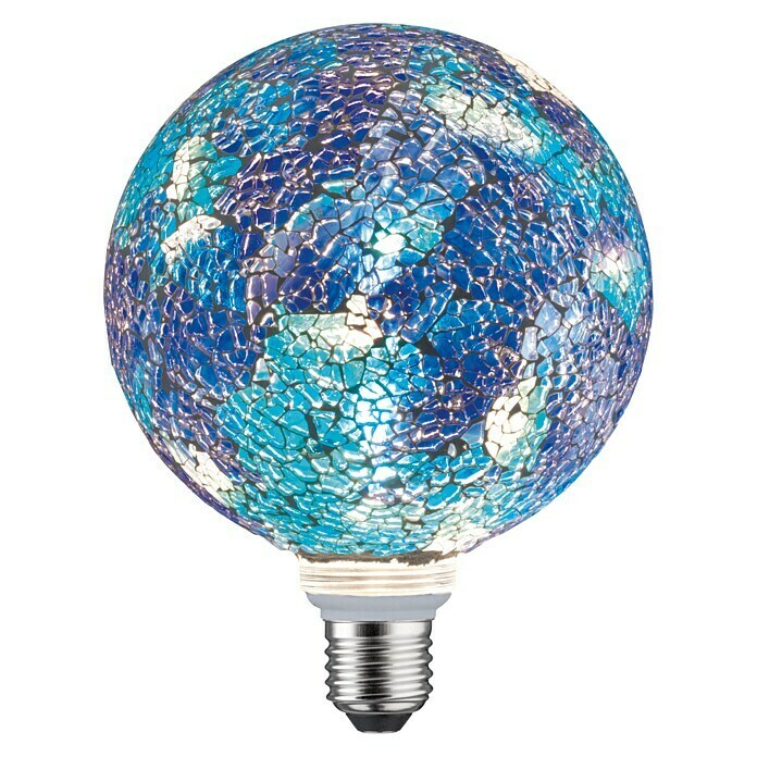 Paulmann LED-Lampe Vintage Globe-Form E27 (E27, Dimmbar, Warmweiß, 470 lm, 5 W, Farbe: Blau) | BAUHAUS