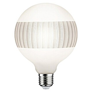 Paulmann LED-Lampe Vintage Globe-Form E27 (E27, 4,5 W, G125, 400 lm, Weiß gestreift)