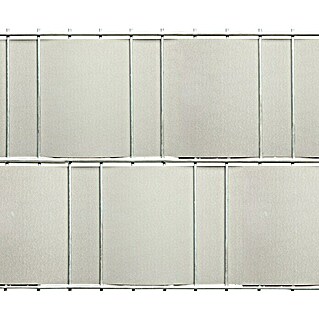 Sichtschutzstreifen (2 050 x 19 cm, Polypropylen, Silber)