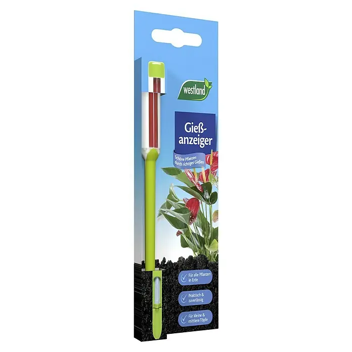 Westland Gießanzeiger - 160 mm, Geeignet für: Blumenerde, Apfelgrün - Westland Gießanzeiger für alle Pflanzen in Erde. Praktisch und zuverlässig für kleine & mittlere Töpfe, für schönes Pflanzenwachstum.