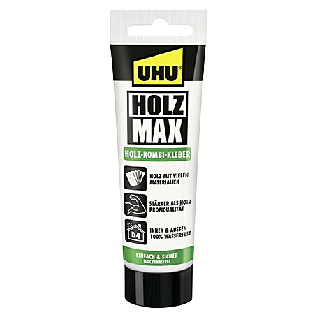 UHU Konstruktionskleber Holz Max Holz-Kombi-Kleber (100 g, Tube)