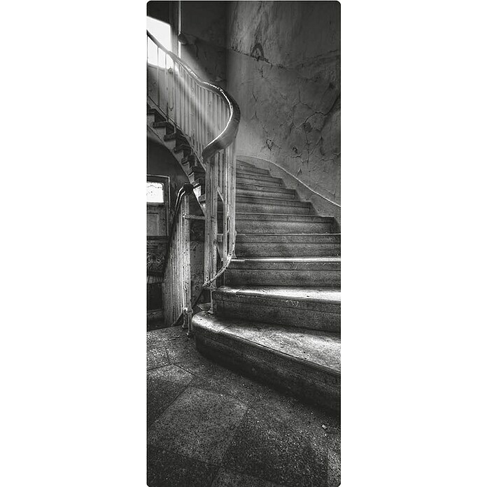 SanDesign Duschrückwandmuster Lost Place Haunted House (17,5 cm x 7 cm x 8 mm, Landschaft & Stadt)