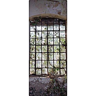 SanDesign Duschrückwandmuster Lost Place Big Window (17,5 cm x 7 cm x 8 mm, Landschaft & Stadt)