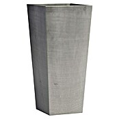 Ecopots Rotterdam Pflanzsäule eckig (Außenmaß (L x B x H): 32,7 x 32,7 x 70,5 cm, Kunststoff, Grau) | BAUHAUS