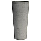 Ecopots Amsterdam Pflanzsäule rund Amsterdam (Außenmaß (Ø x H): 32,5 x 70 cm, Kunststoff, Grau) | BAUHAUS