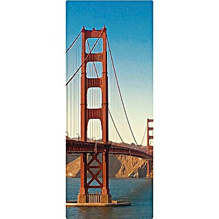 SanDesign Duschrückwandmuster Golden Gate Bridge (17,5 cm x 7 cm x 8 mm, Landschaft & Stadt)
