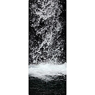 SanDesign Duschrückwandmuster Waterfall (17,5 cm x 7 cm x 8 mm, Wasser)