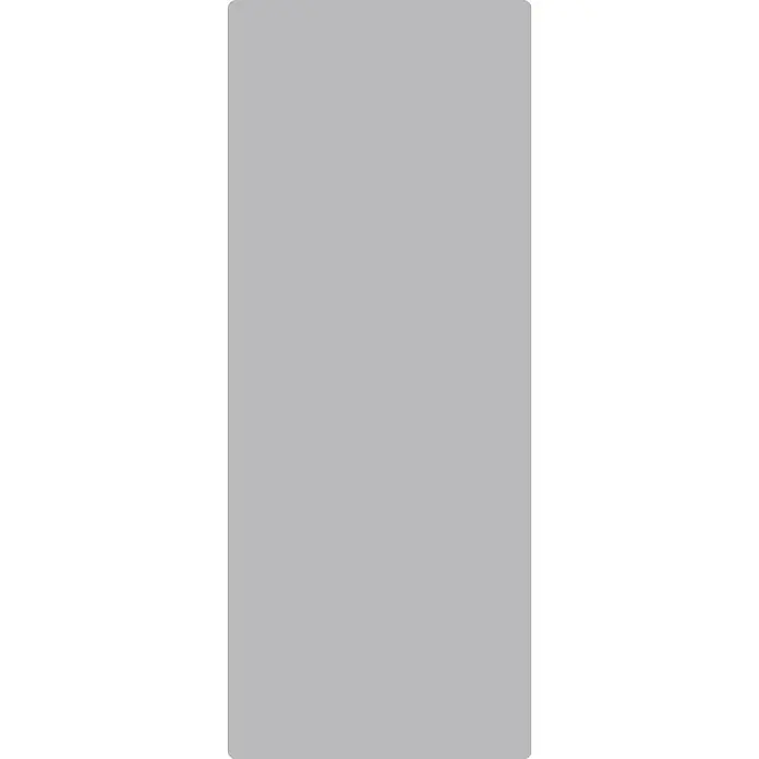 SanDesign Duschrückwandmuster Quiet Grey - 17,5 cm x 7 cm x 8 mm, Uni - Schlichtes, rechteckiges Objekt mit abgerundeten Ecken, ideal für Hintergründe oder minimalistische Designs. Perfekt für moderne Layouts.