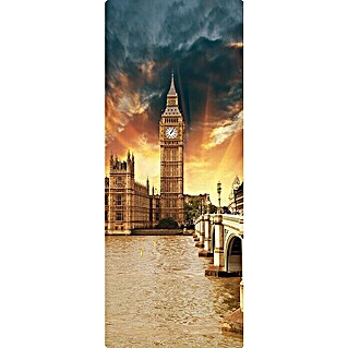 SanDesign Duschrückwandmuster London Tower (17,5 cm x 7 cm x 8 mm, Landschaft & Stadt)