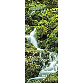 SanDesign Duschrückwandmuster Natural Stream (17,5 cm x 7 cm x 8 mm, Natur)