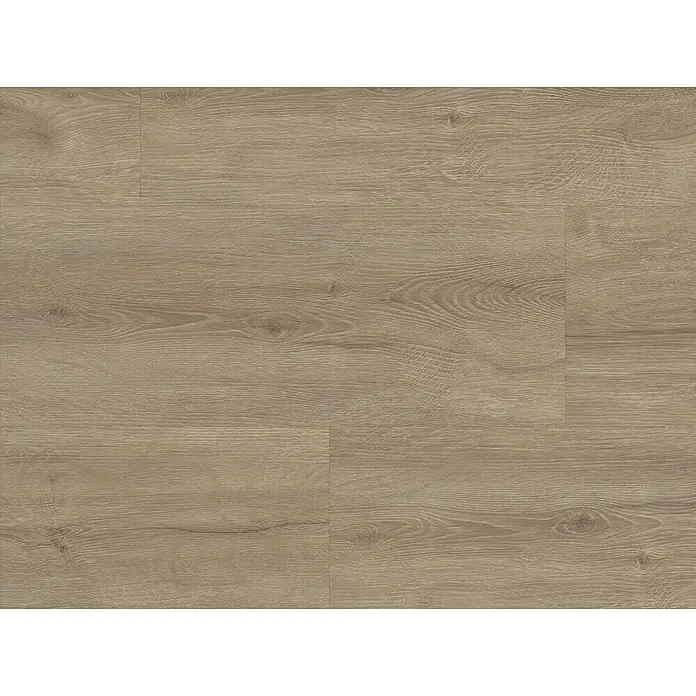b!design Vinylboden Rigid Maxi - Columbia Eiche, Landhausdiele, 1.220 x 228 x 4,8 mm - Nahaufnahme von hellem Laminatboden, der die natürliche Holzstruktur und die Paneelstruktur hervorhebt. Ideal für moderne Inneneinrichtungen.
