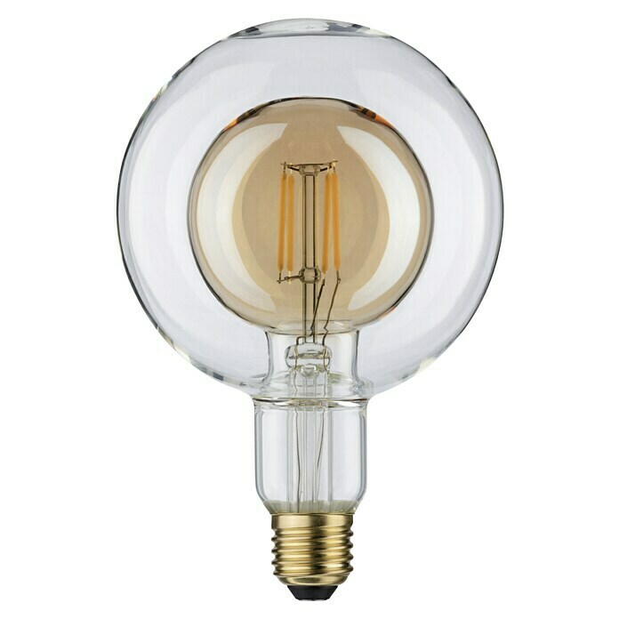 Paulmann LED-Lampe Vintage Globe-Form E27 (E27, Dimmbar, Warmweiß, 400 lm, 4 W, Farbe: Gold, G125) | BAUHAUS