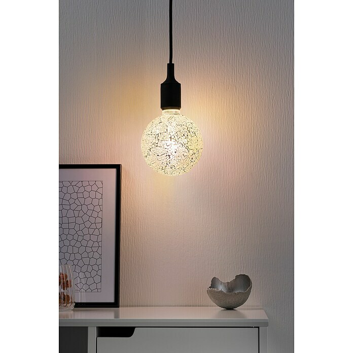 Paulmann LED-Lampe Vintage Globe-Form E27 (E27, Dimmbar, Warmweiß, 470 lm, 5 W, Farbe: Weiß) | BAUHAUS