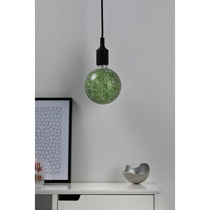 Paulmann LED-Lampe Vintage Globe-Form E27 (E27, Dimmbar, Warmweiß, 470 lm, 5 W, Farbe: Grün) | BAUHAUS