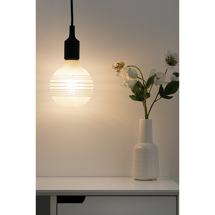 Paulmann LED-Lampe Vintage Globe-Form E27 (E27, Dimmbar, Warmweiß, 470 lm, 4,5 W, Farbe: Weiß) | BAUHAUS