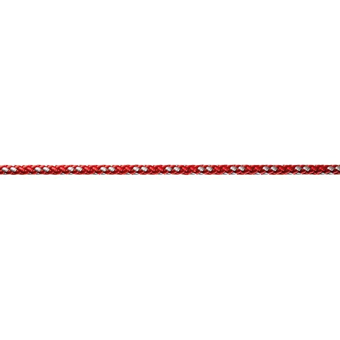 FSE Robline Soga a metros 8-Plaited-Dinghy (4 mm, Rojo/Plateado, Poliéster)