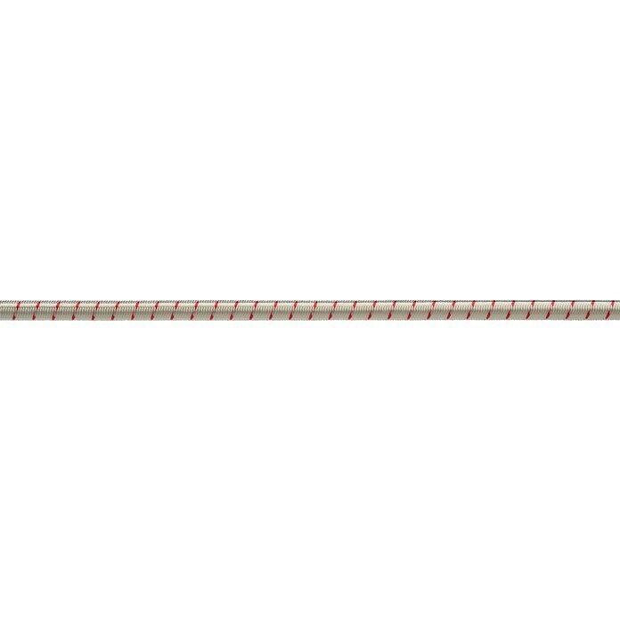 FSE Robline Gummileine Meterware (Durchmesser: 4 mm, Weiß/Rot, Gummi)