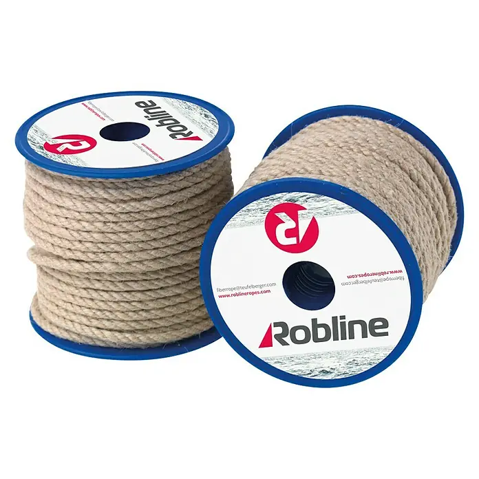 Robline Cuerda multiusos Classic-Texecru - Ø x L: 3 mm x 15 m, Otros, Beige - Dos carretes de cuerda natural Robline, ideales para decoración y aplicaciones náuticas. Robustas y versátiles.