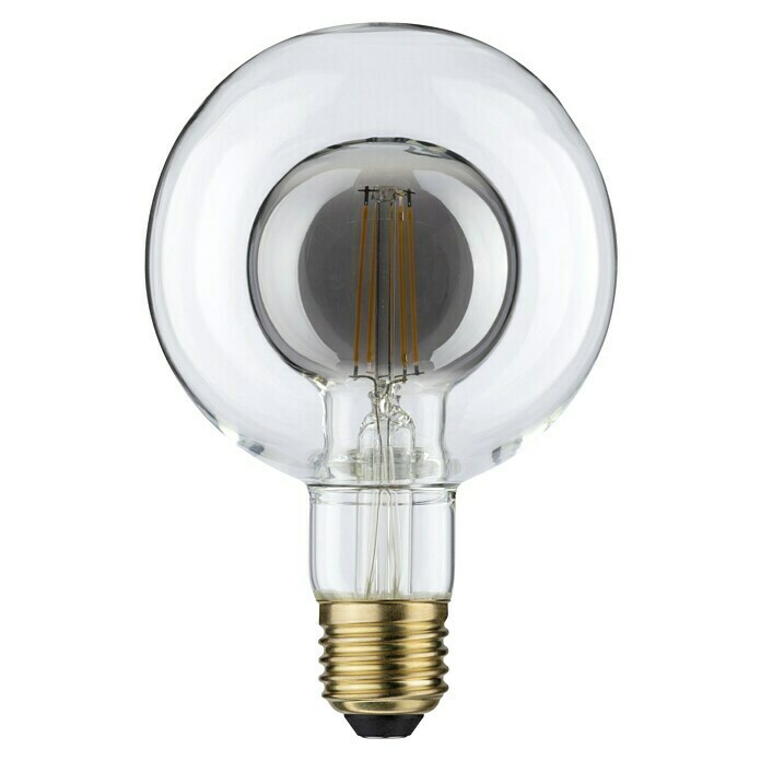 Paulmann LED-Lampe Vintage Globe-Form E27 (E27, Dimmbar, Warmweiß, 270 lm, 4 W, Farbe: Smoke, G95) | BAUHAUS