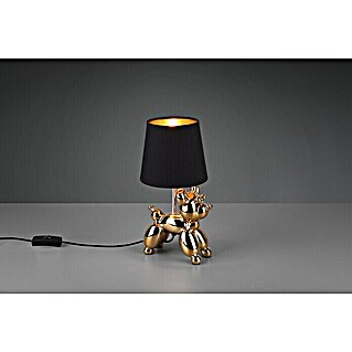 Reality Leuchten Stolna svjetiljka (60 W, D x Š x V: 17 x 16 x 33 cm, Crno-zlatno)