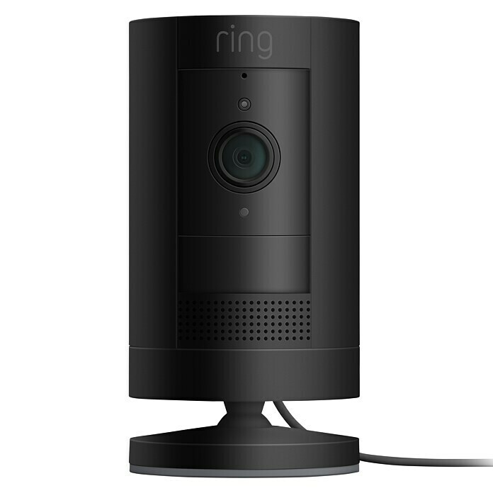 Ring Kamera Stick Up Cam Plug-InNetzbetrieben, 1.080 Pixel (Full HD), Schwarz Front View