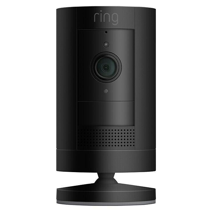 Ring Kamera Stick Up Cam BatteryAkkubetrieben, 1.080 Pixel (Full HD), Schwarz Front View