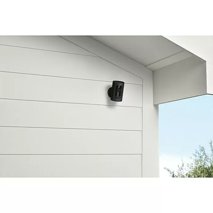 Ring Überwachungskamera außen Stick Up Cam Battery - Akkubetrieben, 1.080 Pixel (Full HD), Schwarz - Stimmungsaufnahme