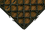 Loseta de WPC con sistema click (Marrón, An x L: 30 x 30 cm, 1 ud.)
