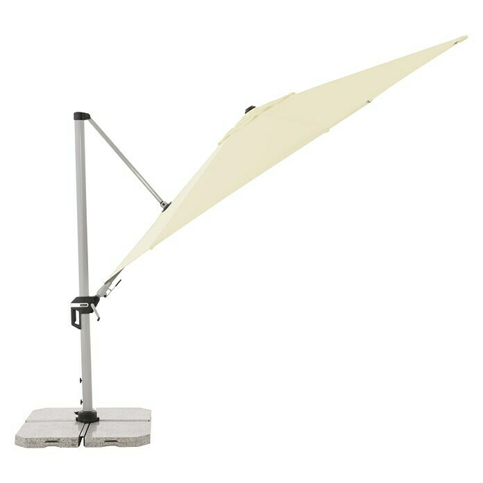 Doppler Active PendelschirmNatur, 370 cm Right Side View