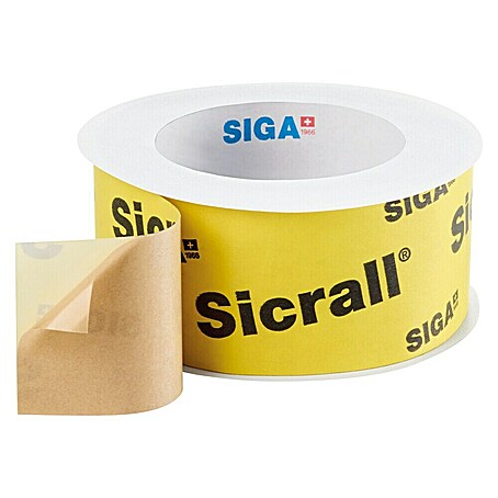Siga Klebeband Sicrall 60 (15 m x 60 mm, Spezialpapier verstärkt)